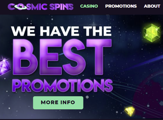 Explore the Universe of Entertainment at Cosmic Spins Casino Explore the Universe of Entertainment at Cosmic Spins Casino